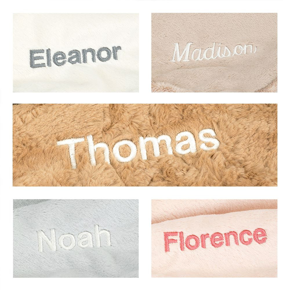 Jellycat Personalized Bashful Silver Bunny Blankie