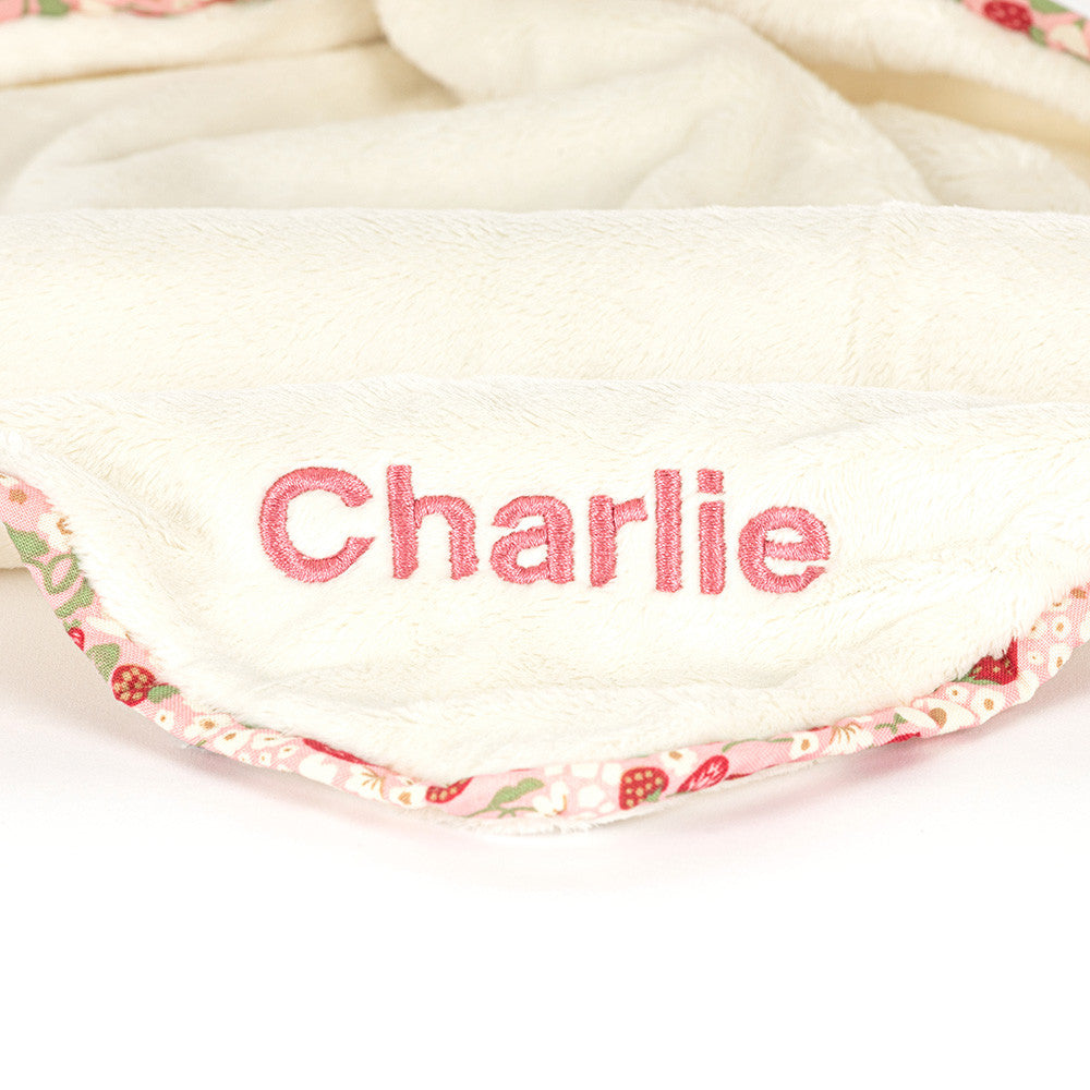 Jellycat Personalized Blossom Cream Bunny 'Berry' Soother