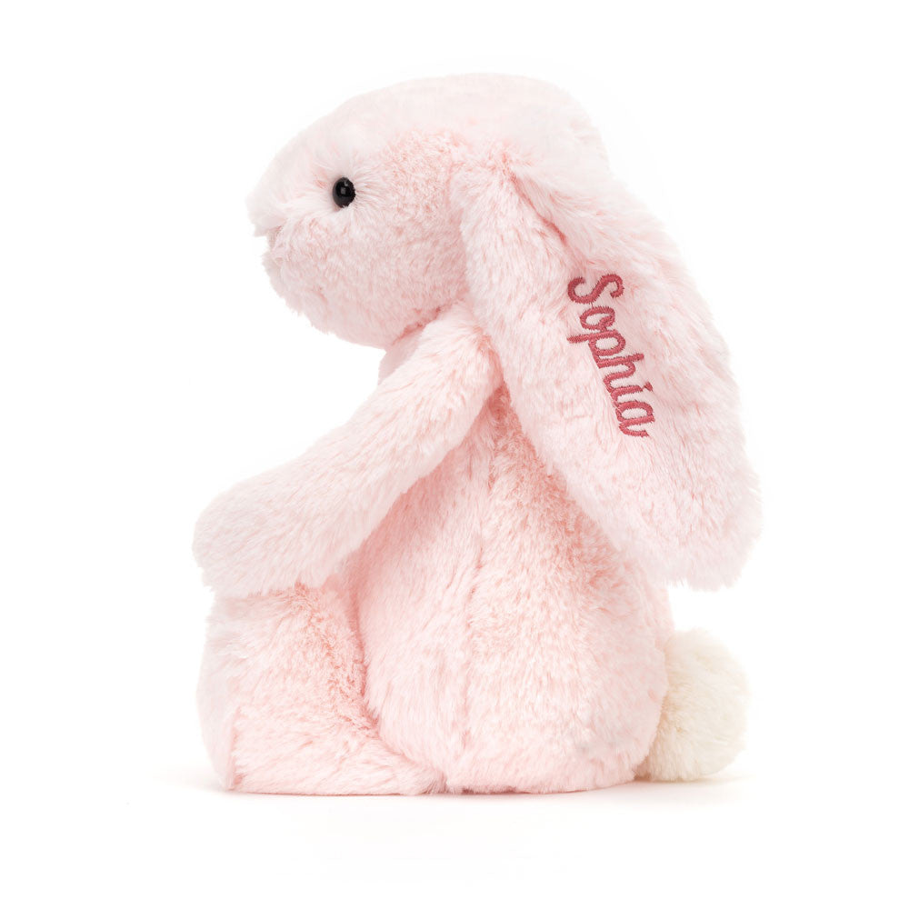 Jellycat Personalized Bashful Pink Bunny Medium