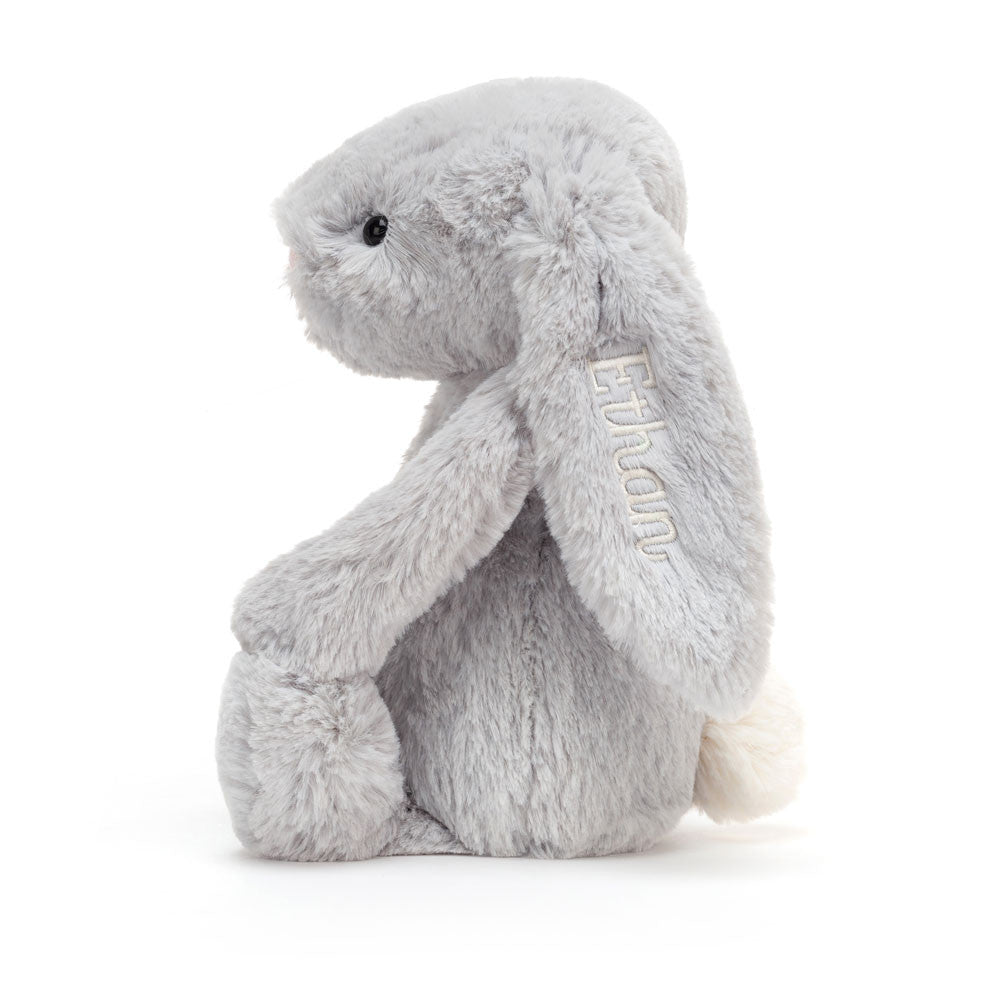 Jellycat Personalized Bashful Silver Bunny Medium
