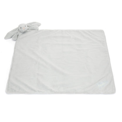 Jellycat Personalized Bashful Silver Bunny Blankie