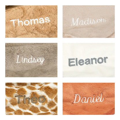 Jellycat Personalized Bashful Giraffe Blankie