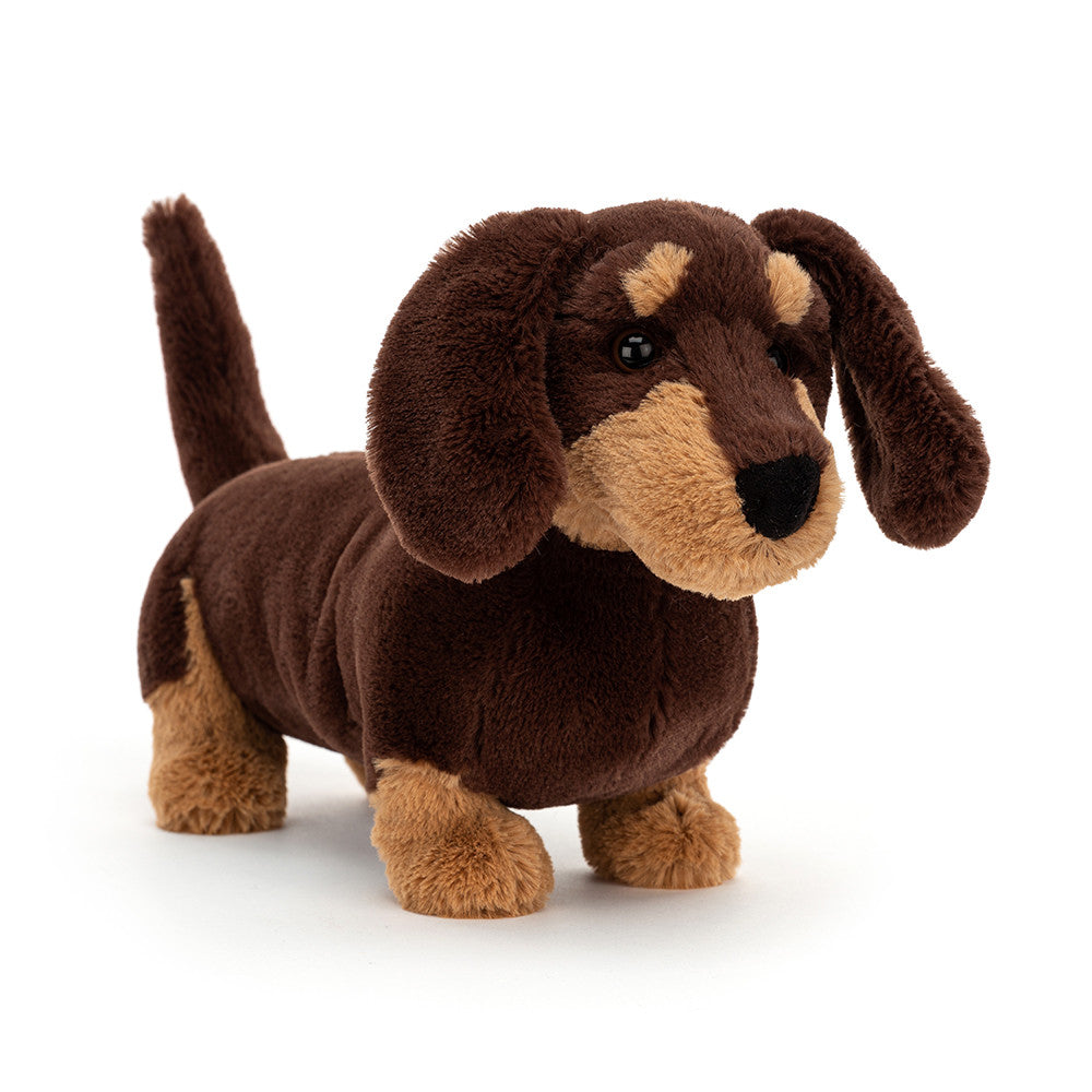 Jellycat Otto the Loyal Long Dog Book & Otto Sausage Dog Medium