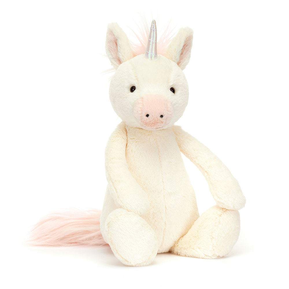 Jellycat If I Were a Unicorn Board Book & Bashful Unicorn Medium