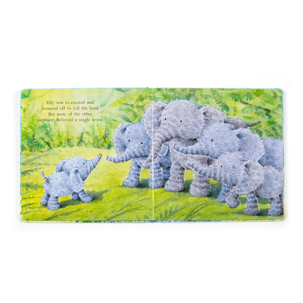 Jellycat Elephants Can't Fly Book & Fuddlewuddle Elephant Medium