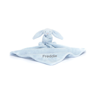 Jellycat Personalized Bashful Blue Bunny Soother