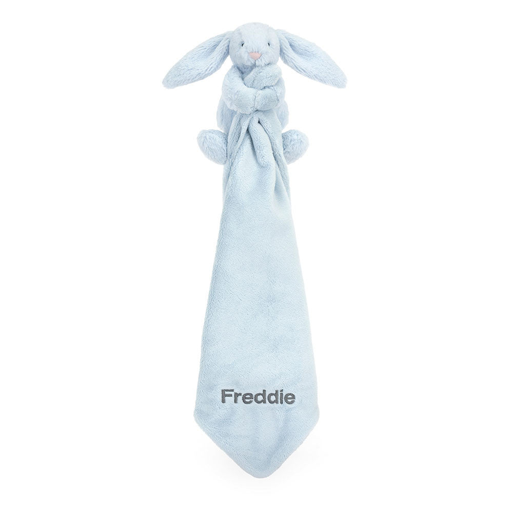 Jellycat Personalized Bashful Blue Bunny Soother