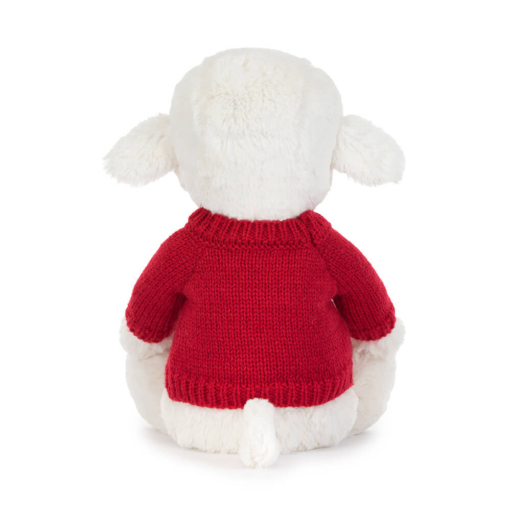 Jellycat Skipson Lamb with Personalized Red Jumper