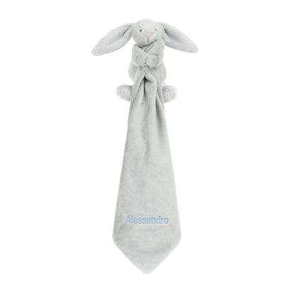 Jellycat Personalized Bashful Silver Bunny Soother