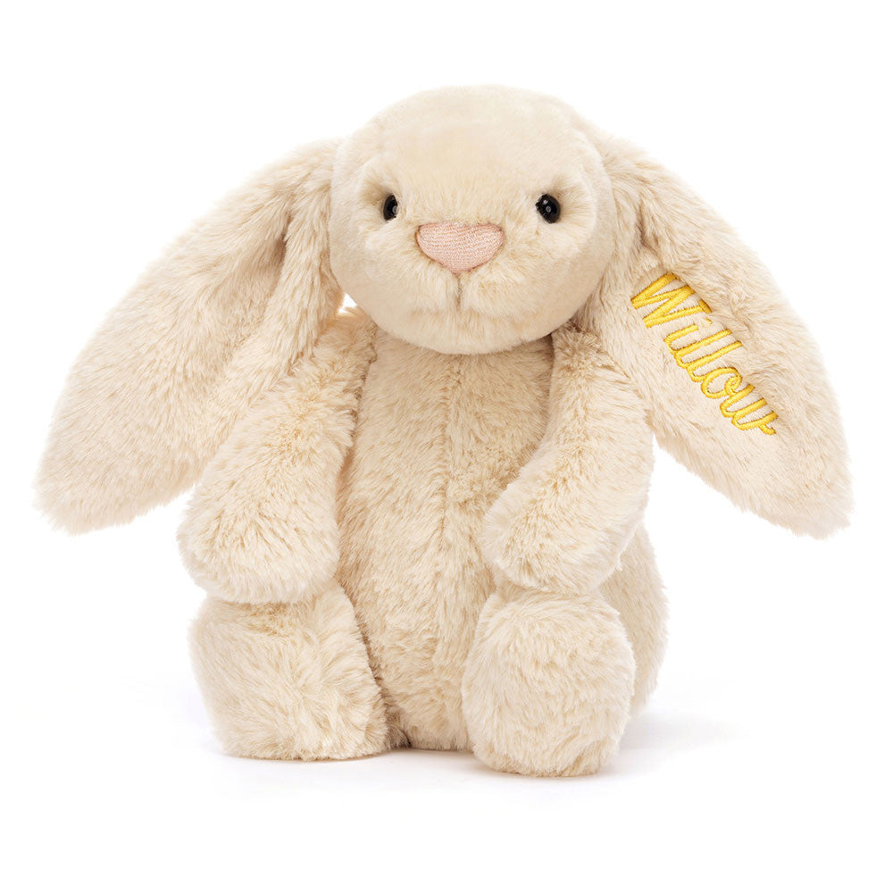 Jellycat Personalized Bashful Luxe Bunny Willow Medium