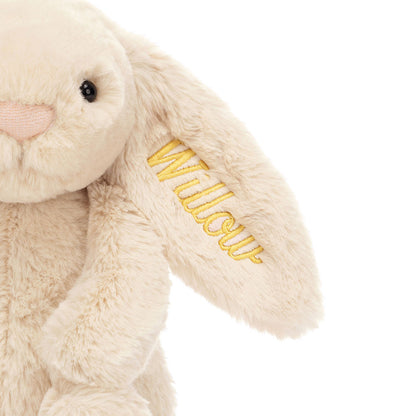 Jellycat Personalized Bashful Luxe Bunny Willow Medium