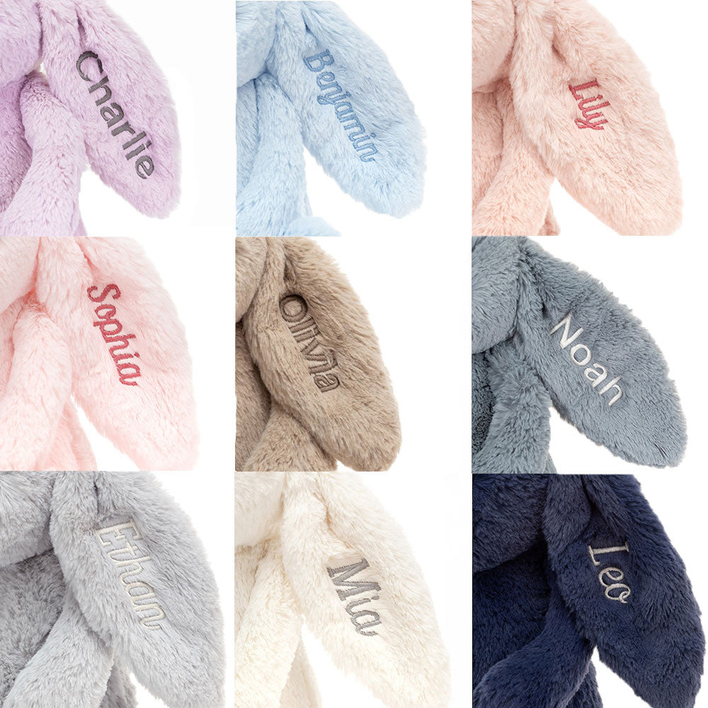Jellycat Personalized Bashful Luxe Bunny Willow Medium