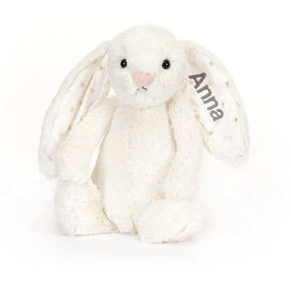 Jellycat Personalized Bashful Twinkle Bunny Medium