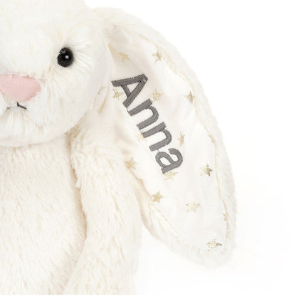 Jellycat Personalized Bashful Twinkle Bunny Medium