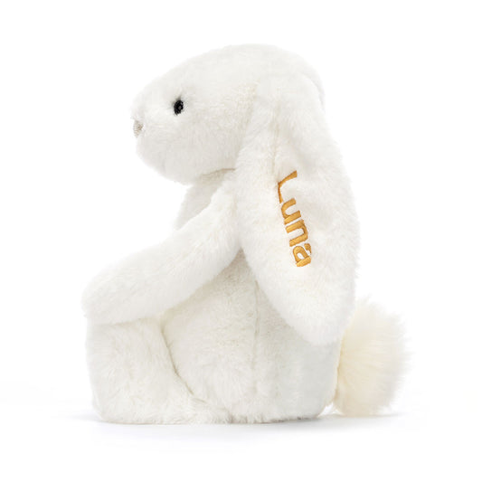 Jellycat Personalized Bashful Luxe Bunny Luna Medium