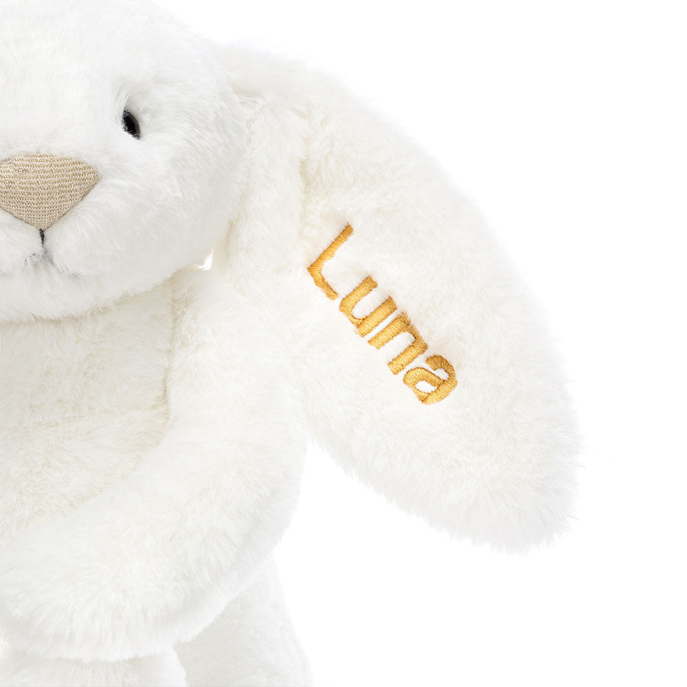 Jellycat Personalized Bashful Luxe Bunny Luna Medium