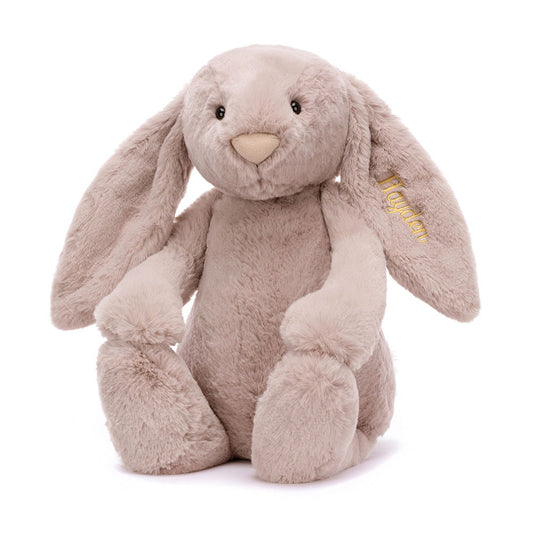 Jellycat Personalized Bashful Luxe Bunny Rosa Huge