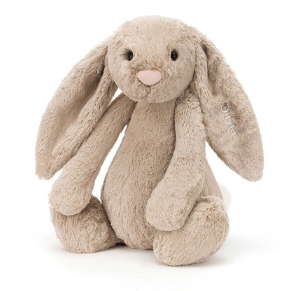 Jellycat Personalized Bashful Beige Bunny Huge