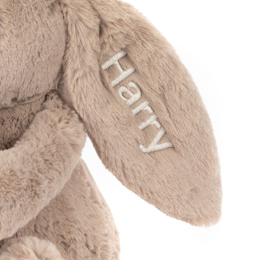 Jellycat Personalized Bashful Beige Bunny 'Birthday'