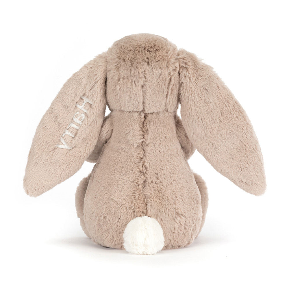 Jellycat Personalized Bashful Beige Bunny 'Birthday'