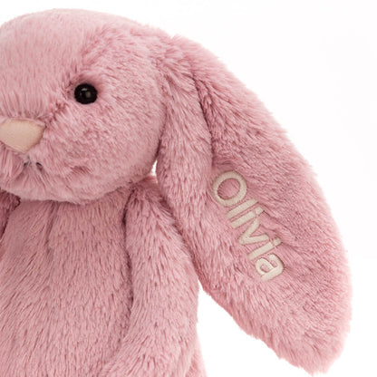 Jellycat Personalized Bashful Tulip Pink Bunny Medium