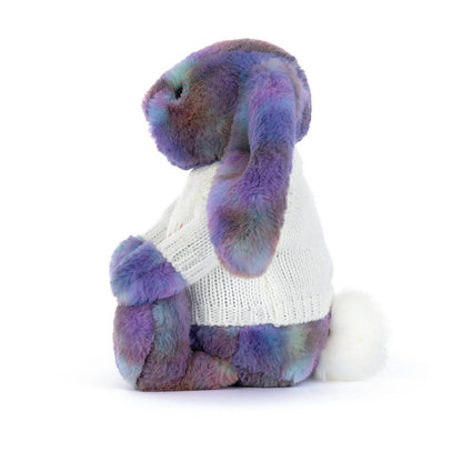 Jellycat Zodihop Luxe Bunny with Personalized Cream Jumper