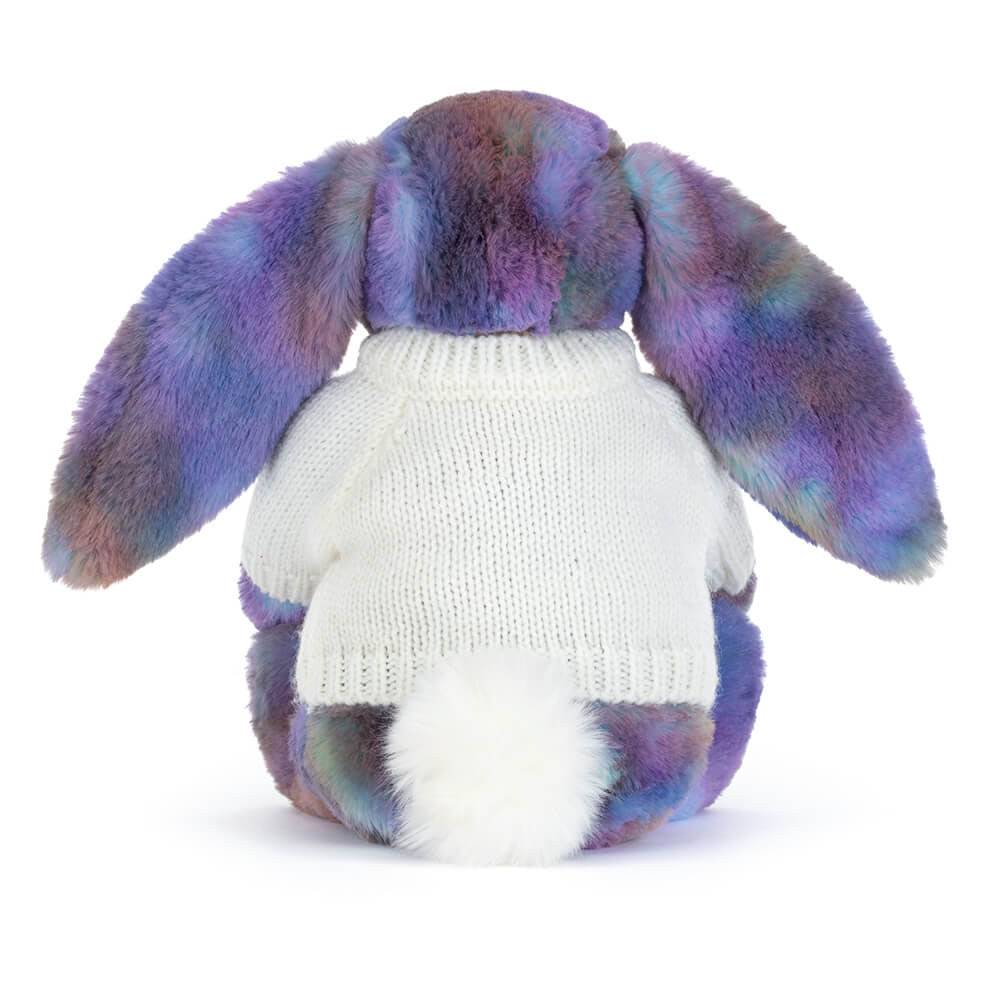 Jellycat Zodihop Luxe Bunny with Personalized Cream Jumper