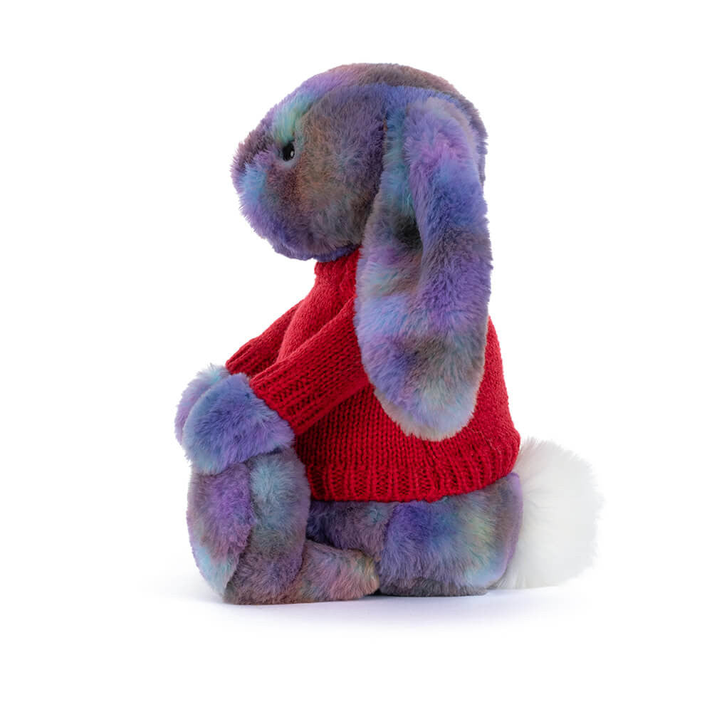 Jellycat Zodihop Luxe Bunny with Personalized Red Jumper