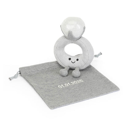 Jellycat Amuseables Diamond Ring with Personalized Bag