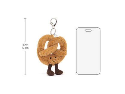 Jellycat Amuseables Pretzel Bag Charm