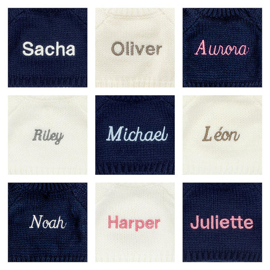 Jellycat Hopscone Luxe Bunny with Personalized Navy Jumper