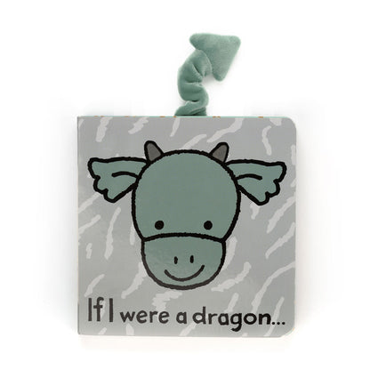 Jellycat If I Were a Dragon Book & Bashful Dragon Small